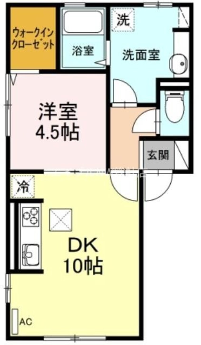 間取図 カルティエⅢ