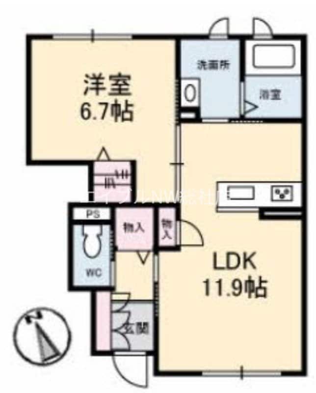間取り図 グリナージュⅡ