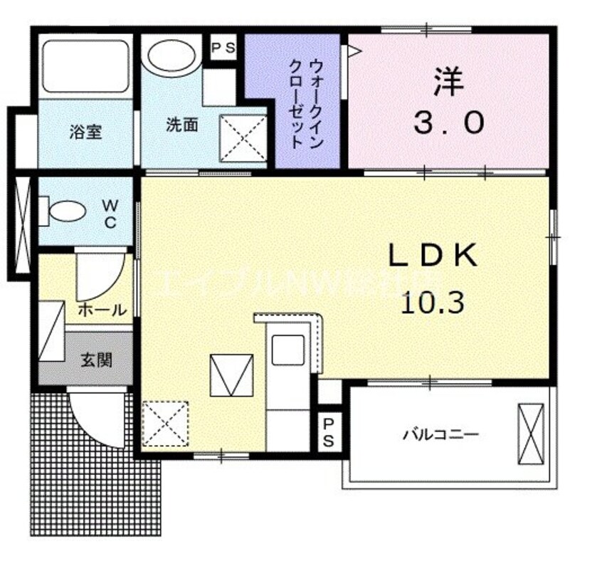 間取図 プティ・パキータ