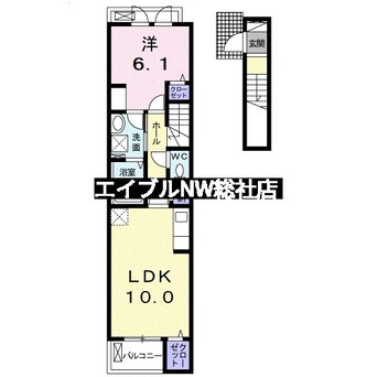 間取図 グランド・ルミエール北畝Ⅱ