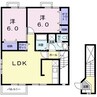 ＰＲＩＮＣＥ　ＣＯＵＲＴ　Ａ 2LDKの間取り