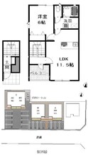ラヴィータ　Cの間取図