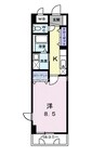 Ｔ－ＳＡＩＳＯＮ倉敷 1Kの間取り