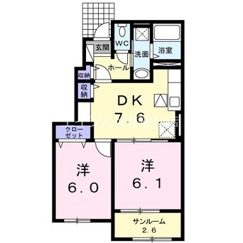 間取図 エスポワール　アムール