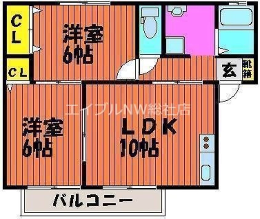 間取図 ソレイユⅡ