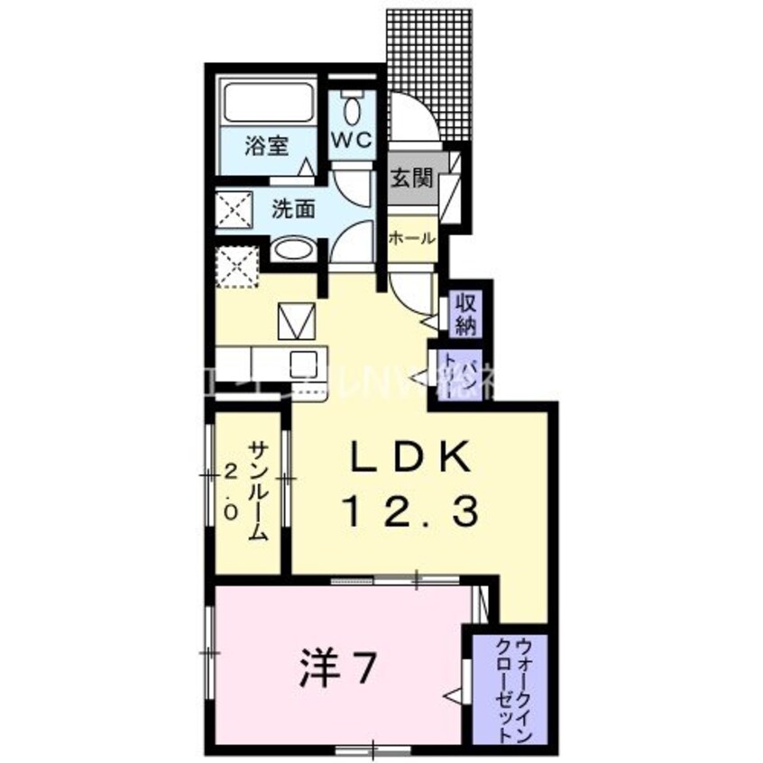 間取図 エアリーこまち