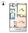 ヴァーティカル　シナモン 1LDKの間取り
