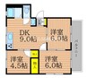 アメニティライフA 3DKの間取り