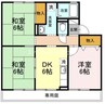 サリネージュ山手　Ｅ棟 3DKの間取り