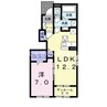 メゾンド・テール 1LDKの間取り