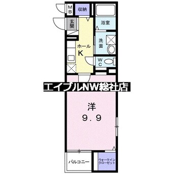 間取図 クレール壱番館