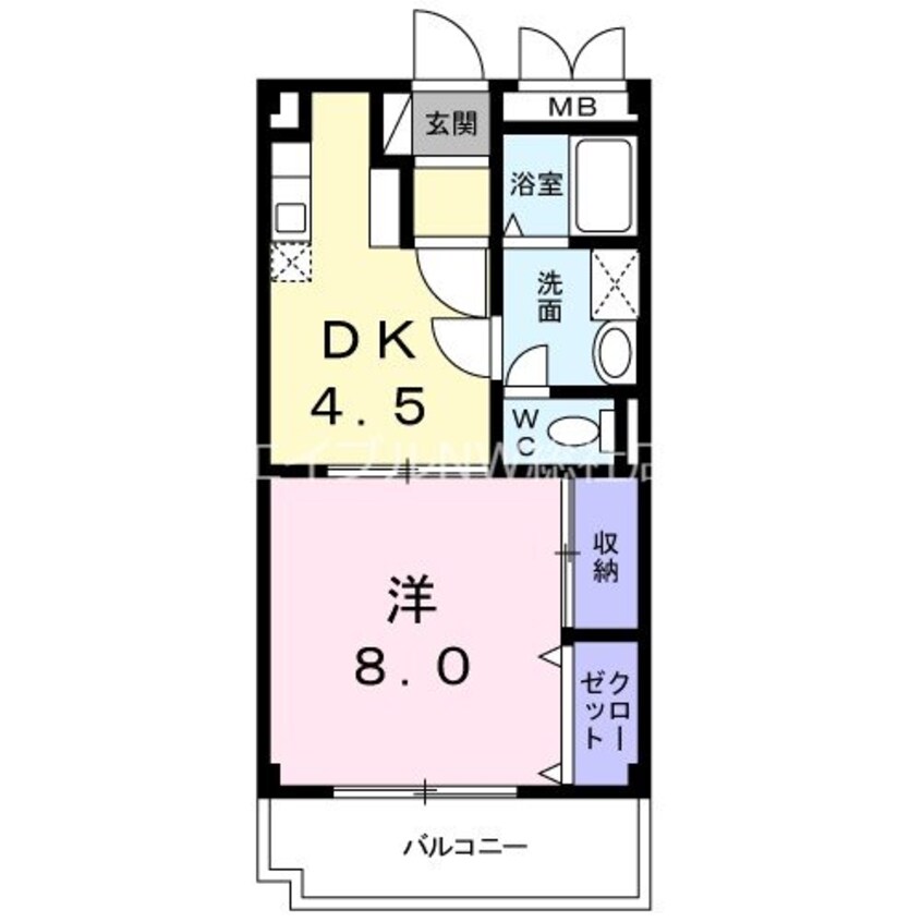 間取図 グランパス２１