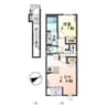 メイグリーン 1LDKの間取り