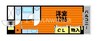 ルミエール松島 1Kの間取り