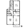 グランディール上成 2DKの間取り