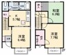 ニューカム21 3Kの間取り