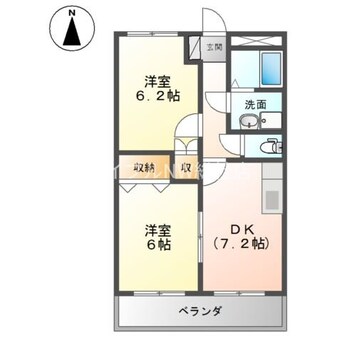 間取図 プロニティーハイム