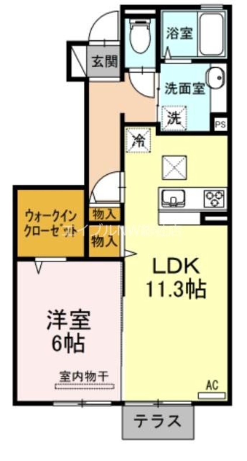 間取図 ベイ　ブランシェ　Ａ棟