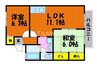 メゾンコスモス３ 2LDKの間取り