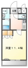 アメニティーハイツ　Ｙ 1Kの間取り