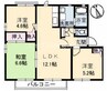サンホーム日吉　A棟 3LDKの間取り