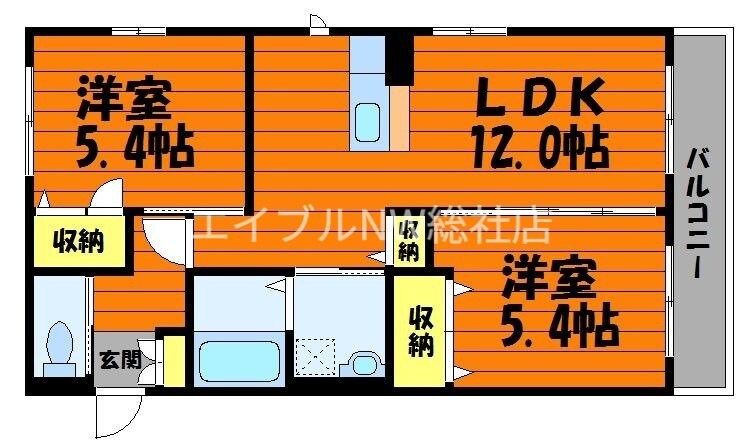 間取り図 ティエラB