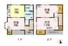 フリージア倉敷 3DKの間取り