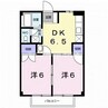 ル．シャトー 2DKの間取り