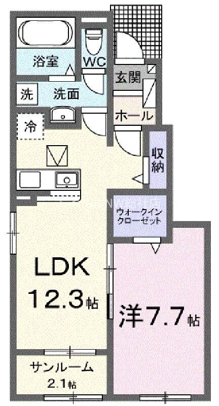 間取り図 シェソア　Ａ
