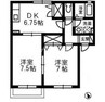 コーポ神正B 2DKの間取り