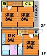 杉の丘 3DKの間取り