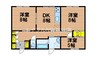 アルカディア総社 3DKの間取り