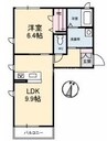 ファイン　シンフォニー　Ｂ棟 1LDKの間取り