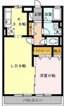 クリーン・アレテー 1LDKの間取り
