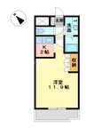 一博館 1Kの間取り