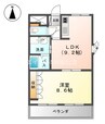 デイズ 1LDKの間取り