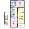 ピュア　ナリィシュ 2LDKの間取り