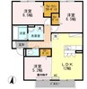 エテルナ　Ｂ棟 3LDKの間取り