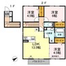 イーリオ 3LDKの間取り