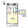 フリージア 1Kの間取り