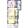 レジェンド　Ａ 1LDKの間取り