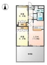 シエル　Ｒ 2LDKの間取り