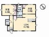 サン・フィークスＣ棟 2LDKの間取り