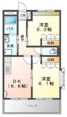 ＫＴセブンパレス 2DKの間取り