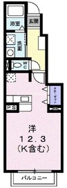 レフィナードＡ 1Rの間取り