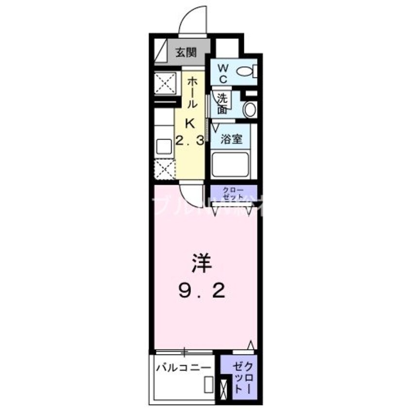 間取図 ＳＵＮ１６浜町