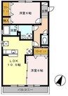 クリーン・アレテー 2LDKの間取り
