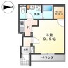 メゾン・カトレア弐番館 1Kの間取り