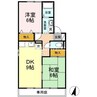 セジュールT&K　 2DKの間取り