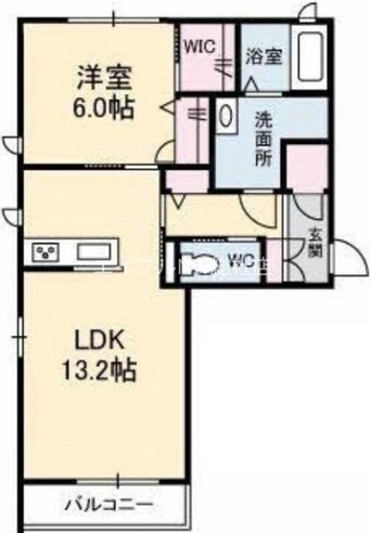間取図 クレアガーデン　Ｂ棟